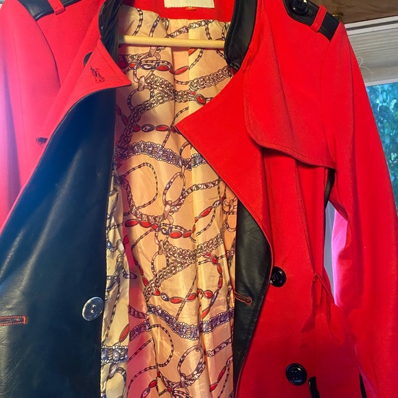 Kelyna Paris red & black coat size medium - Picture 6 of 9